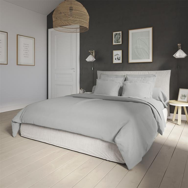 Housse de couette   Percale Pierre 140x200 cm