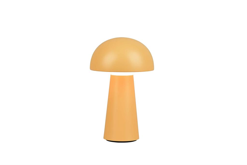 Lampadaire et lampe de jardin en plastique jaune