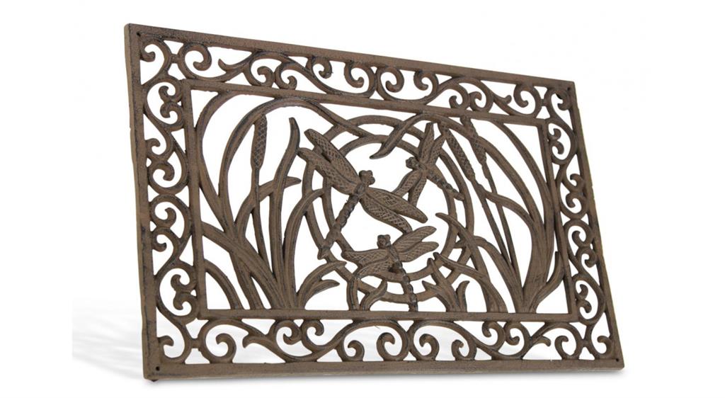 Paillasson rectangulaire fonte marron