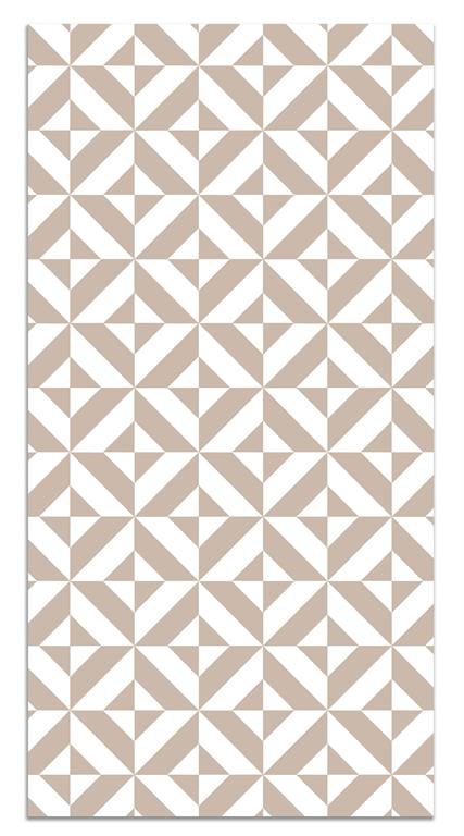 Transformez vos espaces avec ce tapis vinyle au design géométrique. Son motif de formes géométriques dans une variété de couleurs vibrantes et neutres ajoute une touche de modernité et d'élégance ...