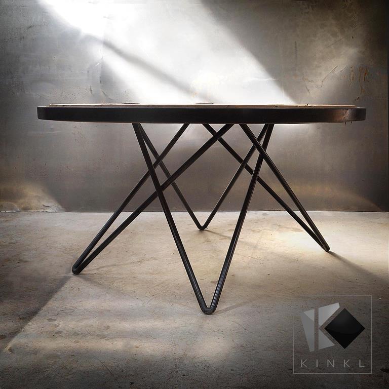 Table basse indus