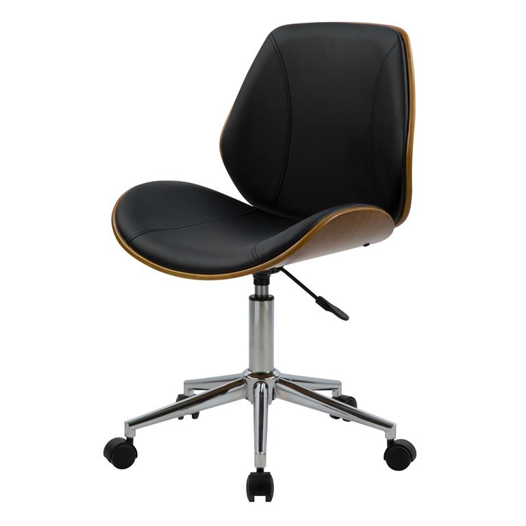 Description : Un seul meuble suffit à métamorphoser une déco. Pour preuve, notre chaise de bureau Archie apportera une touche rétro d'une efficacité totale à votre espace de travail.Superbe avec ses ...
