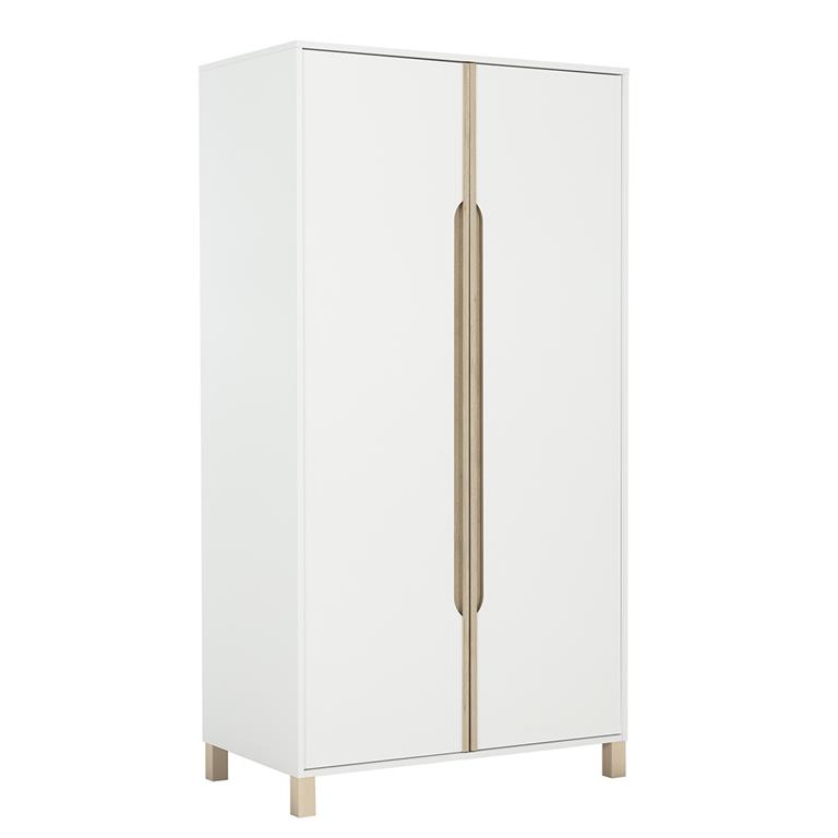 Armoire 2 portes blanc Céleste