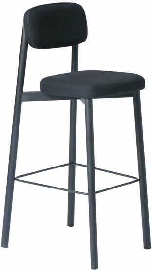 Chaise de bar noir 75 cm Résidence - Kann Design