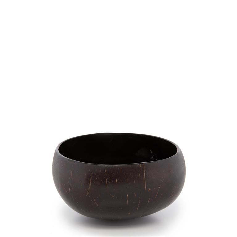 Bol en noix de coco naturel noir