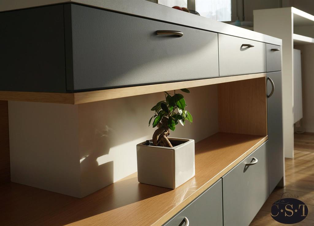 Îlot central de cuisine ouverte