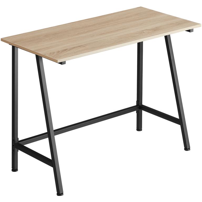 Bureau Style industriel Structure en trapèze bois clair