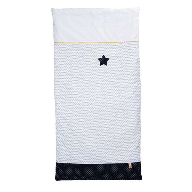 Edredon pour lit bébé en coton blanc