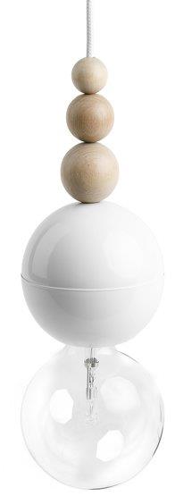 Suspension blanche Bala - Kolorowe Kable