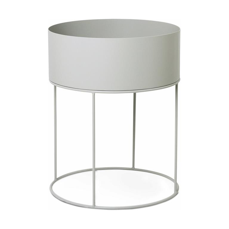 Cache-pot en acier blanc 40 x 50 cm Plant Box - Ferm living