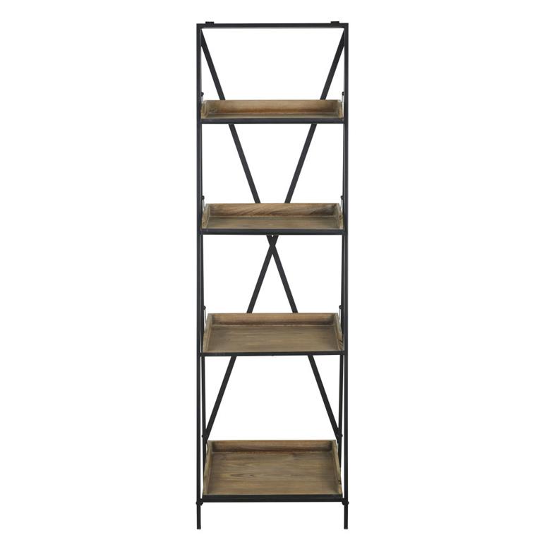 Etagère industrielle métal noir