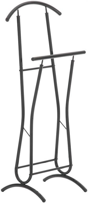 Valet de chambre avec cintre en métal Noir