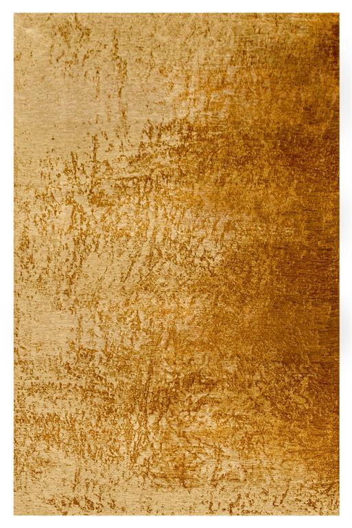Tapis de salon moderne tissé plat jaune 240x340 cm