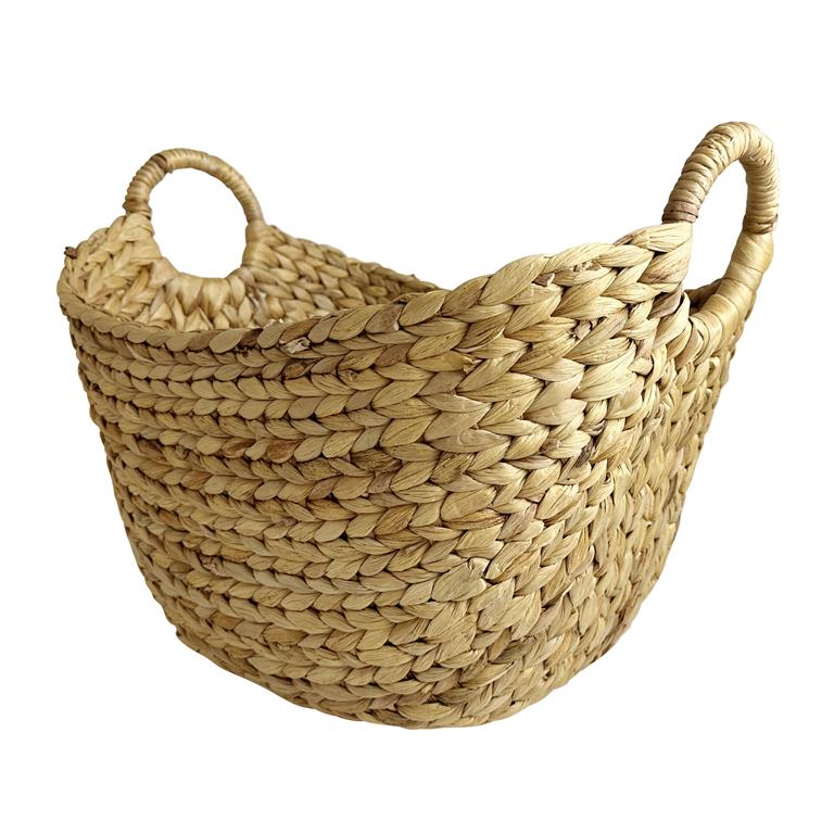 Panier beige en métal