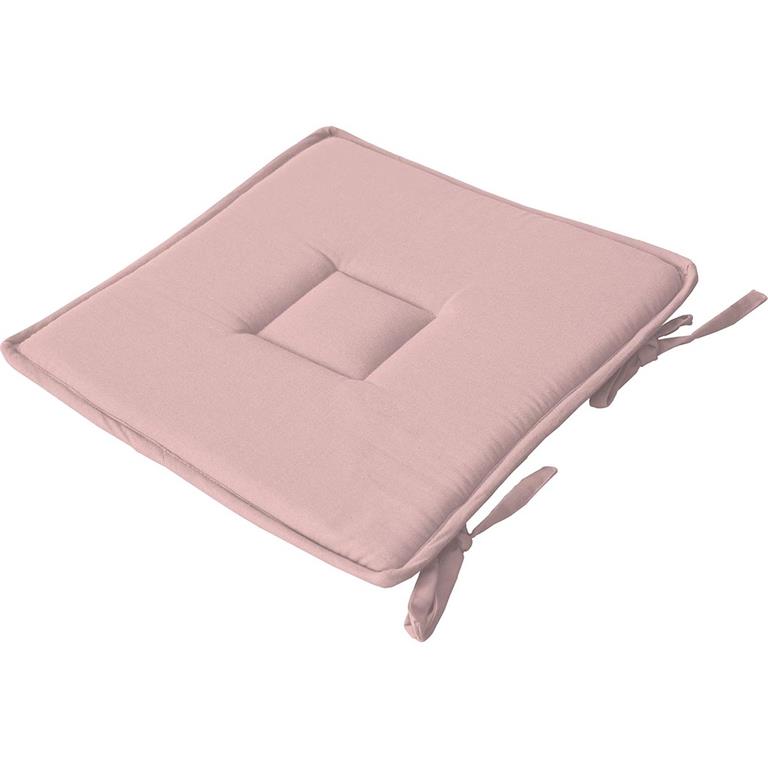 Galette Plate en coton Rose clair 40x40cm