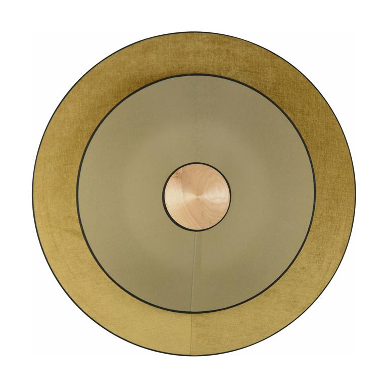 Applique murale en velours bronze 70 cm CYMBAL - Forestier