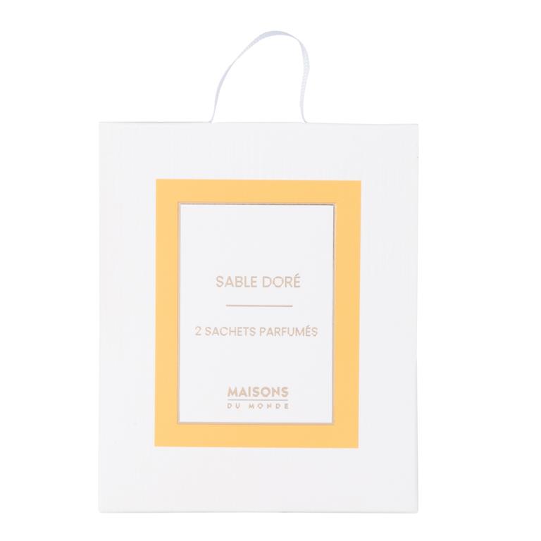 Sachets parfumés sable doré 