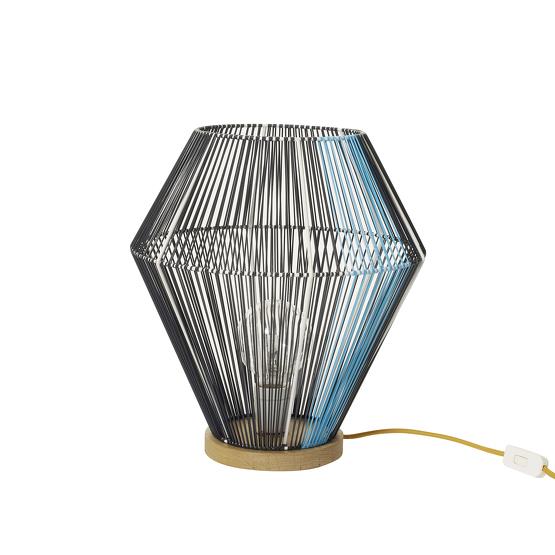 Lampe S Shining Gris/Turquoise - Elsa Randé