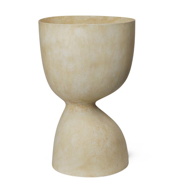 Pot en fibres de verre blanc 70cm Evoke - Ferm living