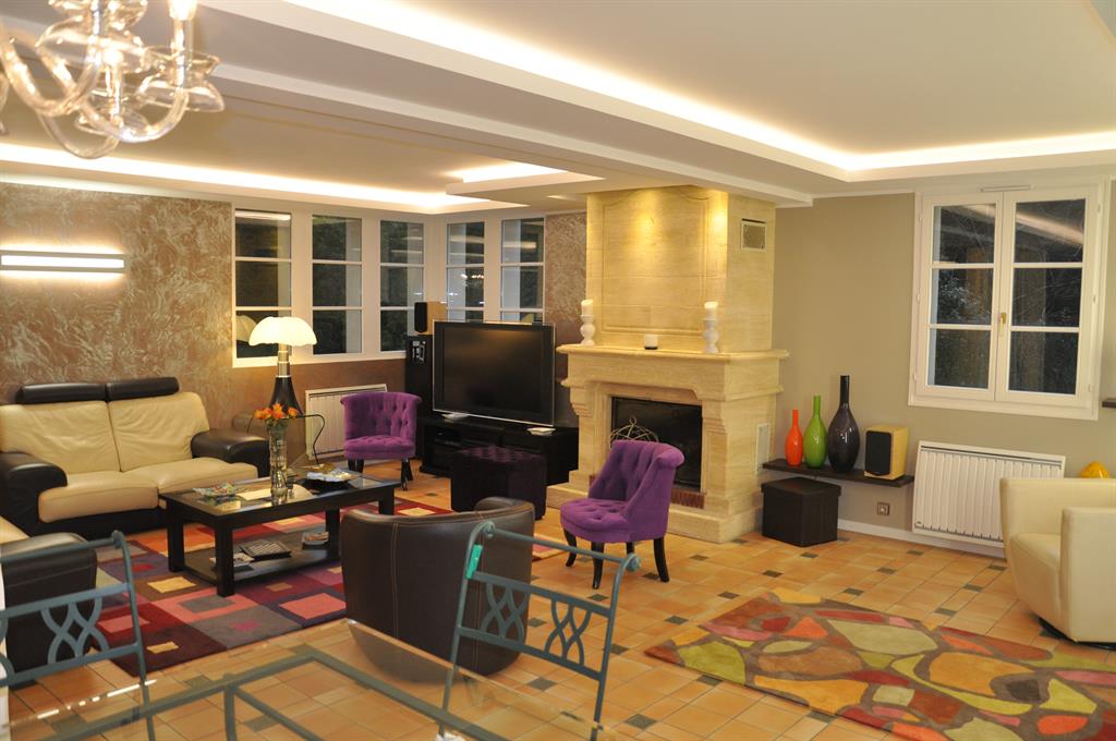Couleurs par les tapis et les objets