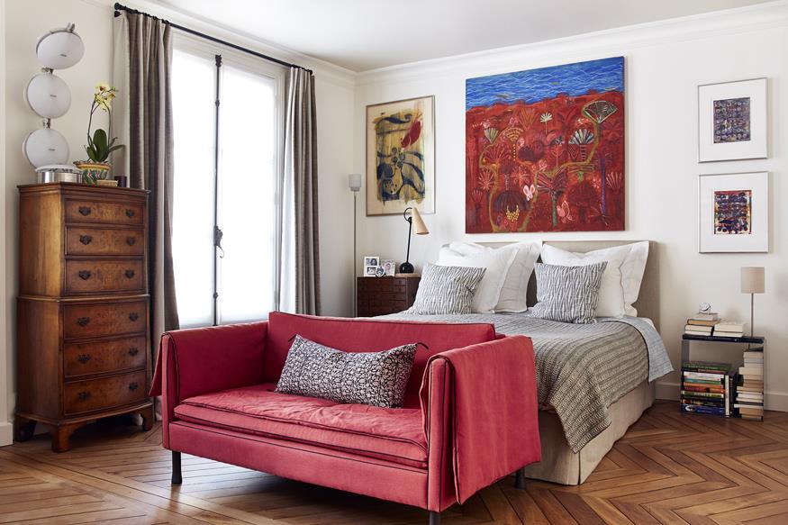 La chambre dégage une vraie douceur de vivre