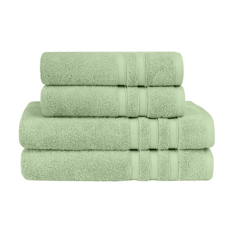 Ensemble de bain 4 pièces en coton/modal Sauge