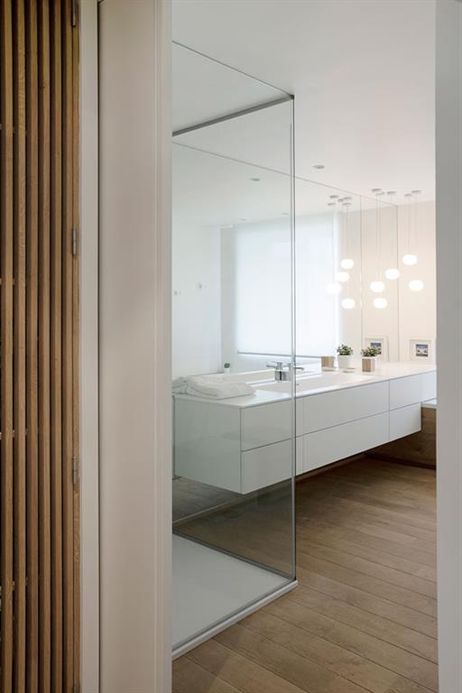 Salle de bain d'un appartement Haussmannien à Paris