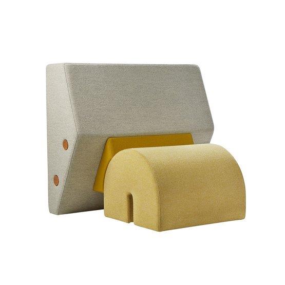 Fauteuil Keystone Hallingdal Jaune - Please wait to be seated