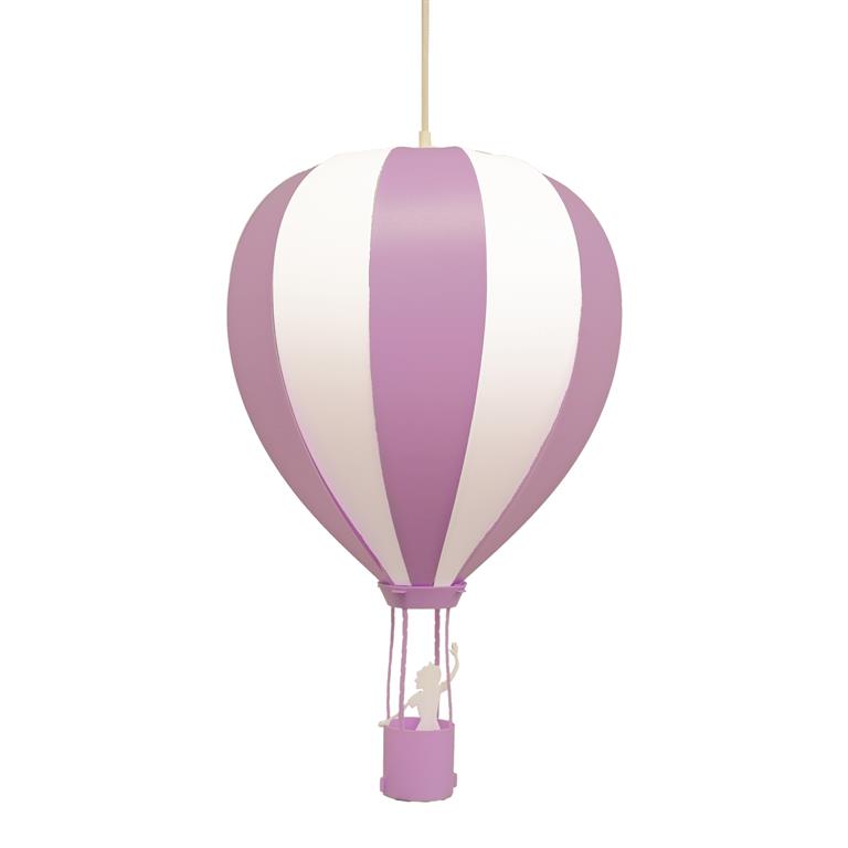 Suspension enfants Montgolfière Violette 46cm
