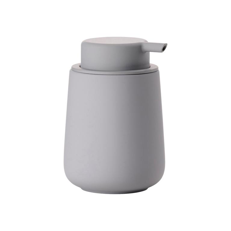 Distributeur de savon en argile beige gris