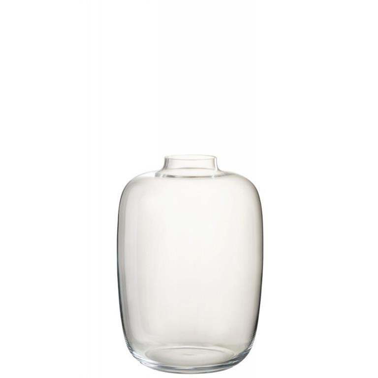 Vase verre transparent H35cm