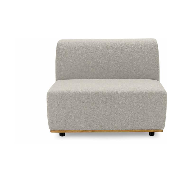 Fauteuil lounge beige Saler - EMKO