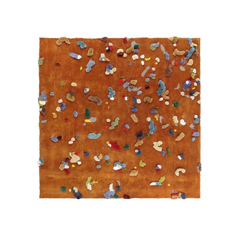Tapis en lin marron 250cm Chaos - Emko