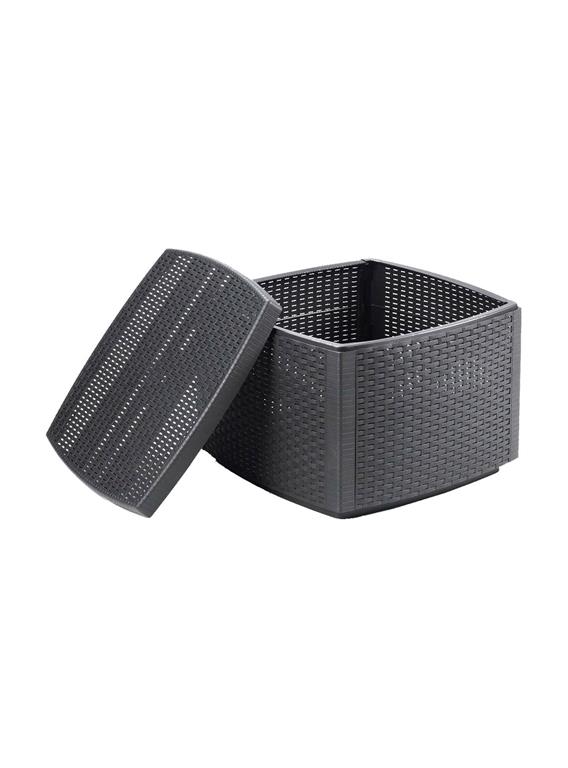 Table basse d'extérieure anthracite 53x53 cm