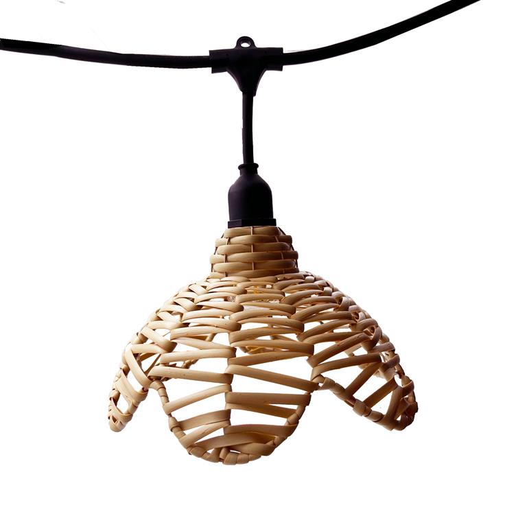 Guirlande lumineuse raccordable Caoutchouc Marron 6m