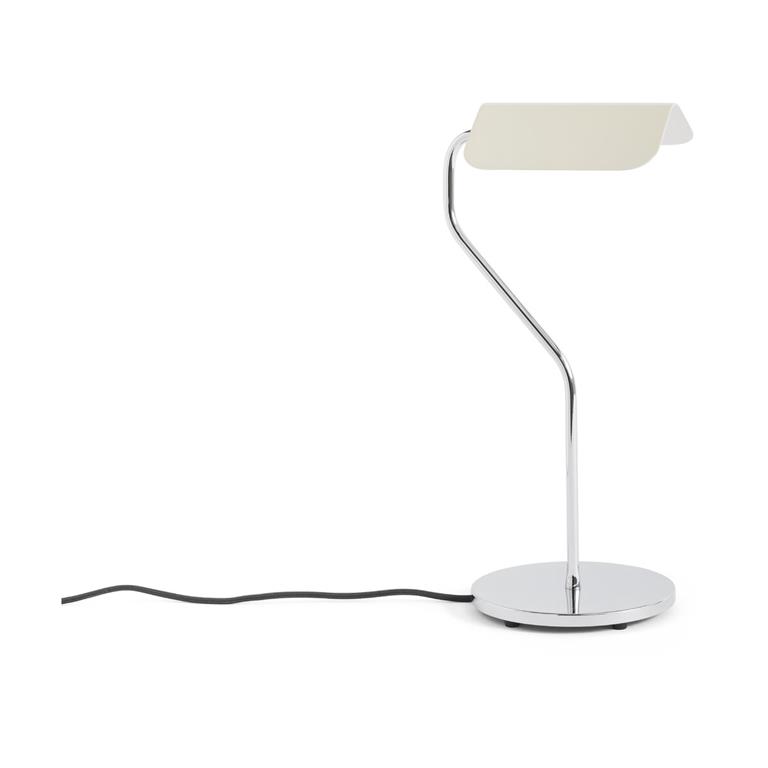 Lampe de bureau base incurvée blanc oyster Apex - HAY