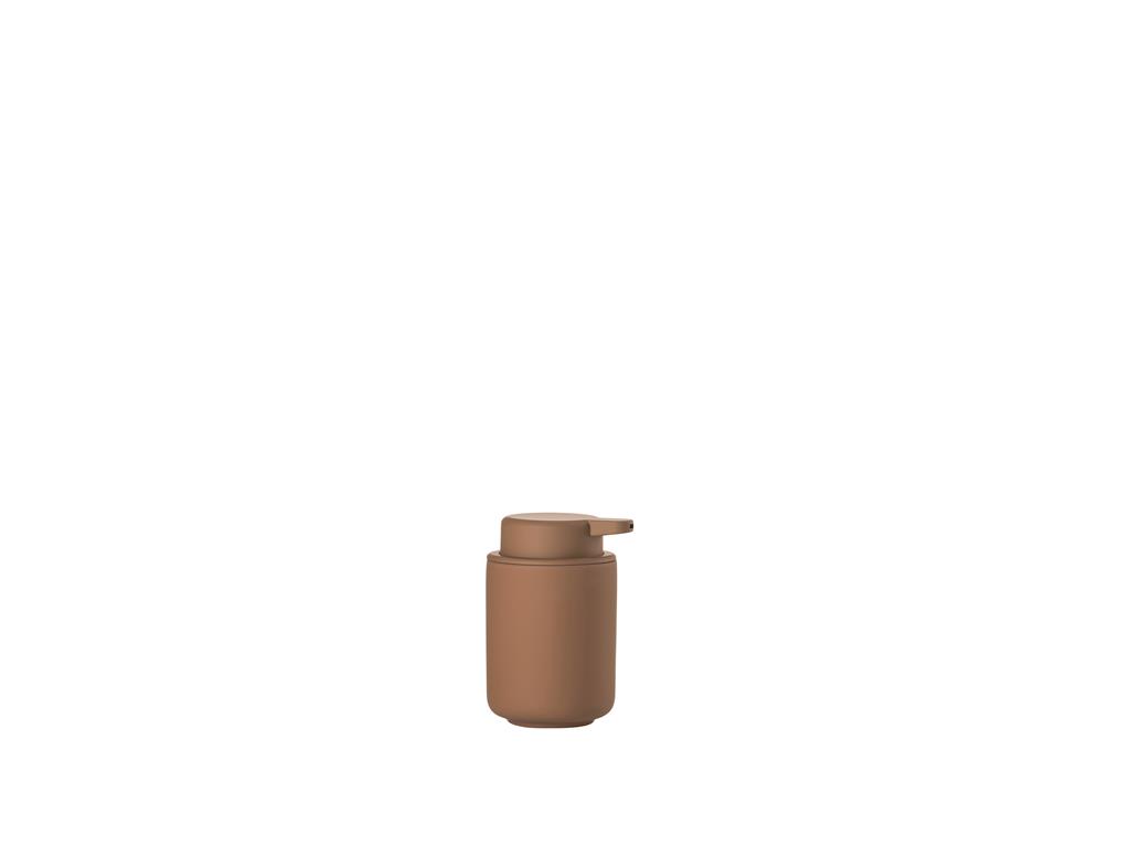 Distributeur de savon en Grès/ABS ocre brun