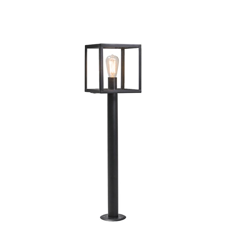 Lampadaire extérieur en acier inoxydable noir