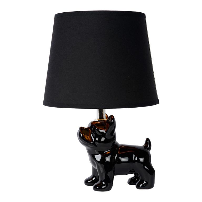 Lampe De Table  en porcelaine noir 31
