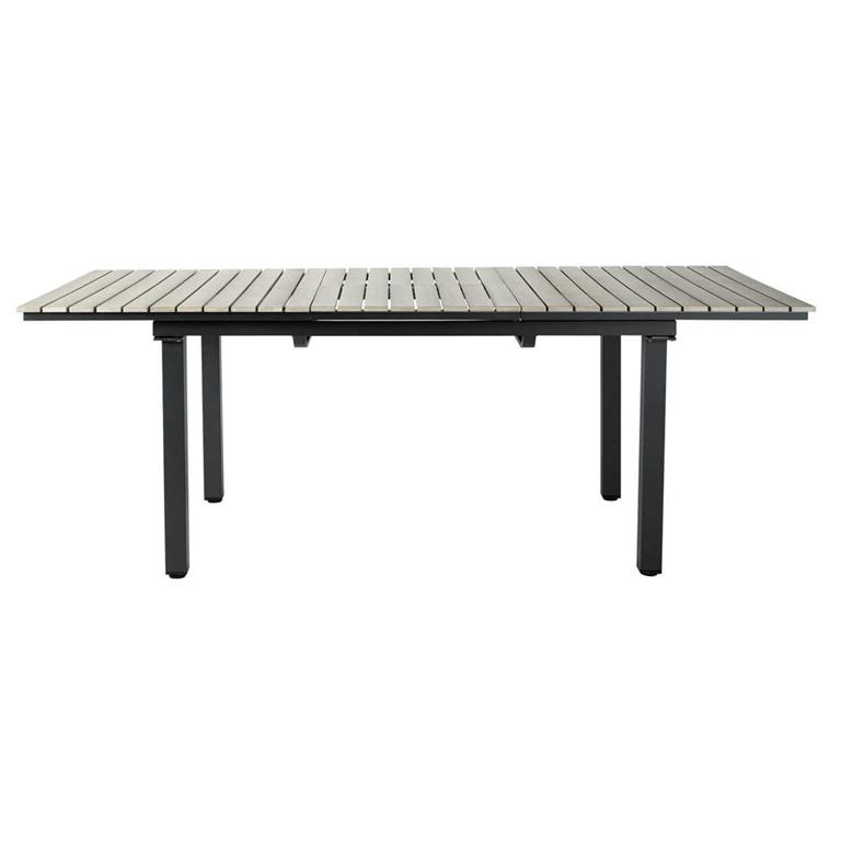 Table de jardin extensible en composite imitation béton 6/10