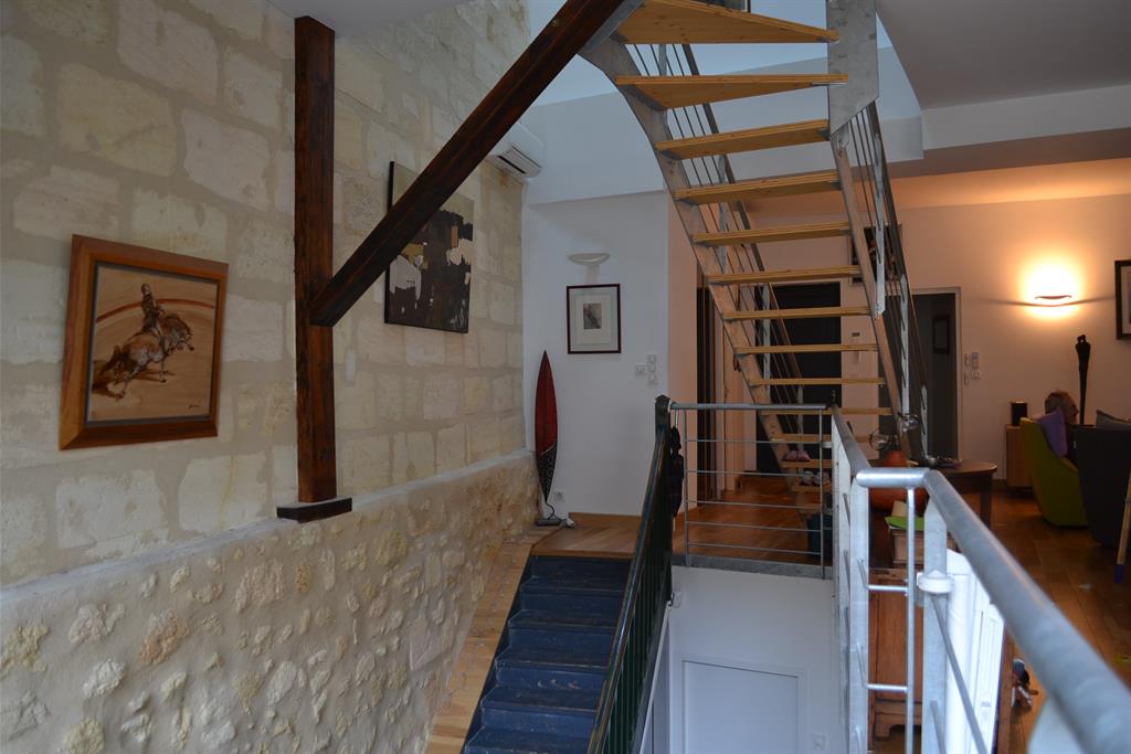 Vue des escaliers