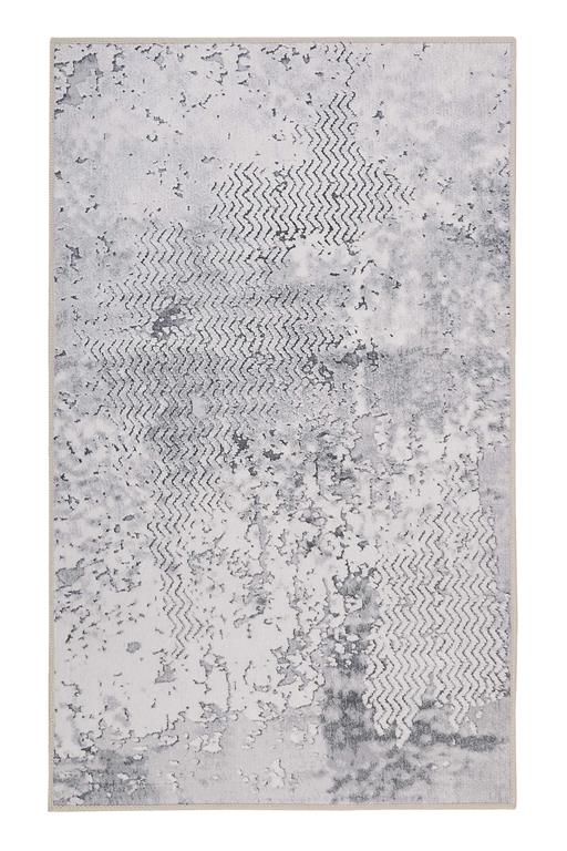 Tapis de bain vintage tons de gris 80x150