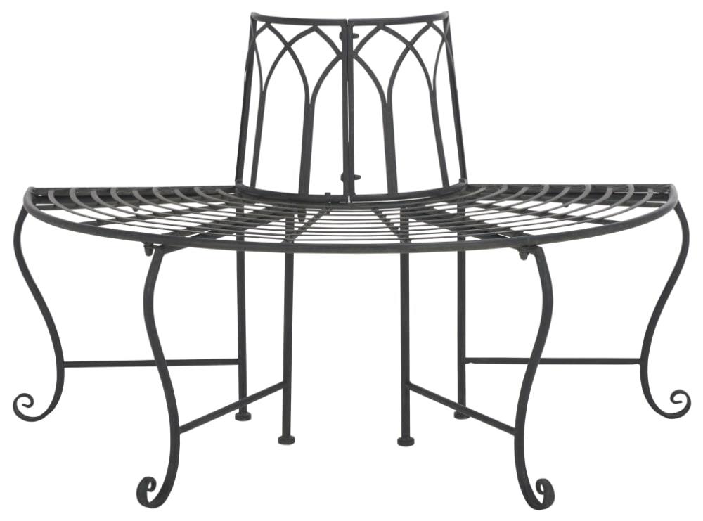 Banc en fer noir