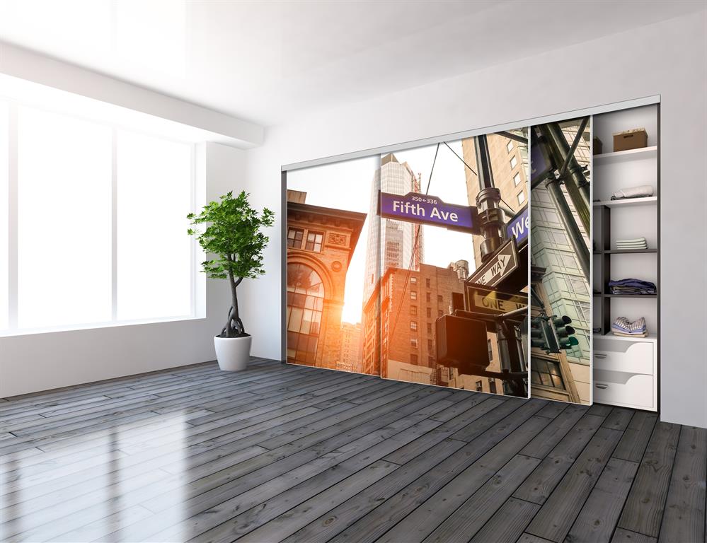 Porte de placard coulissante