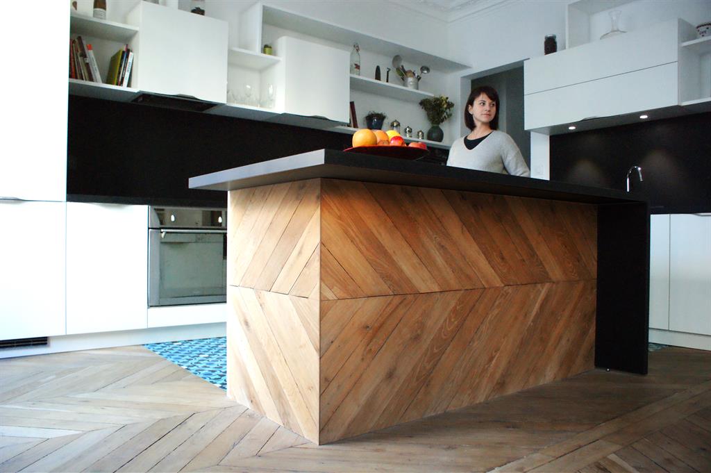 PARQUET- ILOT CENTRAL CUISINE