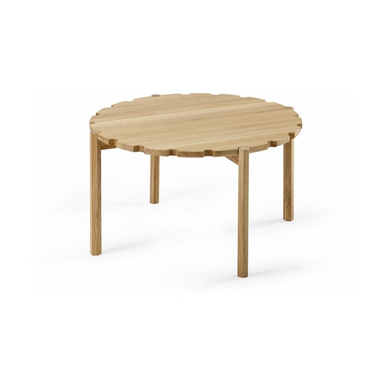 Table basse en chêne naturel 80 cm Pinion - Emko