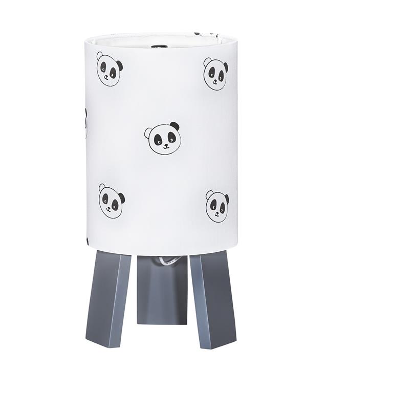 Lampe de chevet en coton blanc