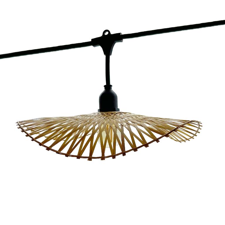 Guirlande lumineuse Bambou Beige 6m