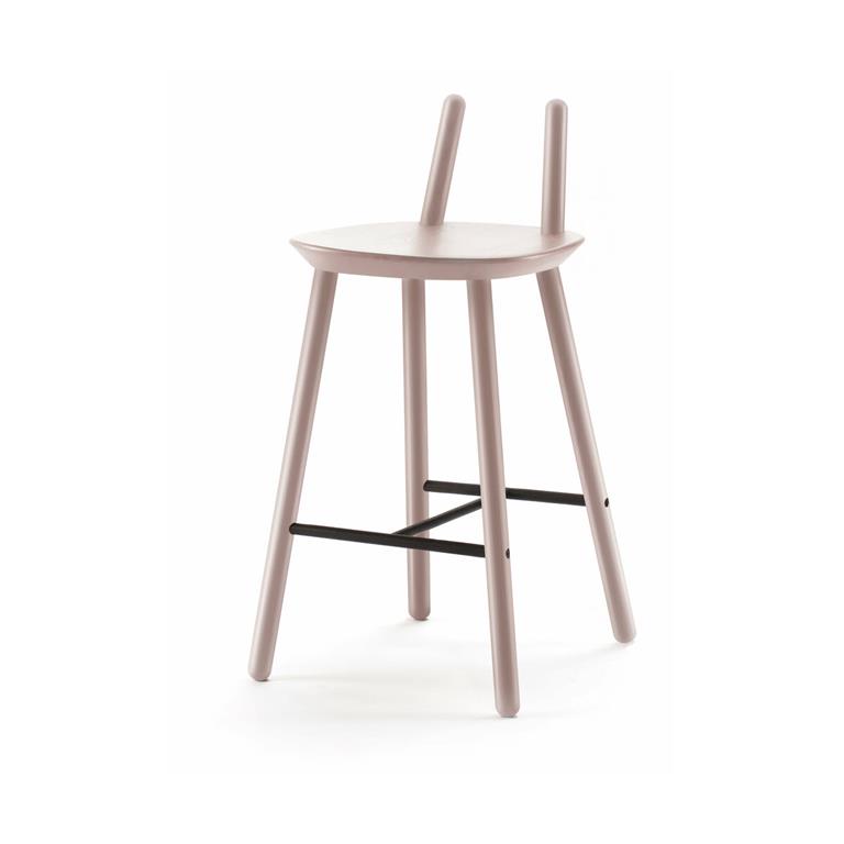 Chaise de bar rose 65 cm Naïve - Emko