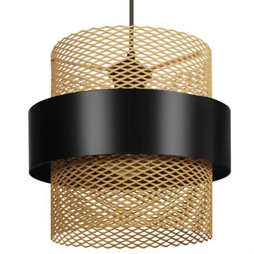 Un design original et une couleur intérieur dorée, ce sont ces qualités que représentent ces suspensions. Il va très bien en plusieurs unités dans la même pièce et vous permettra ...
